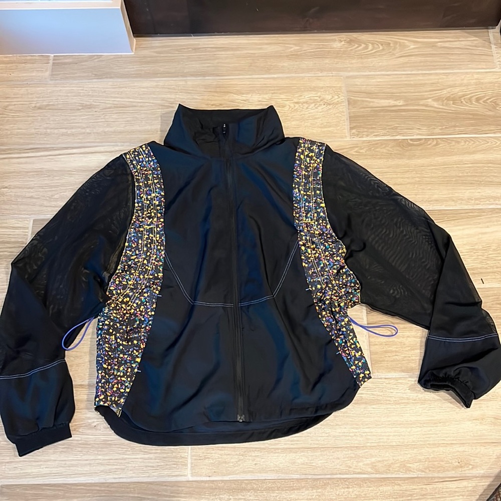 NIKE running mesh jacket adjustable XS super cute packable track jacket sheer - Picture 7 of 16